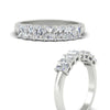 Load image into Gallery viewer, 1-carat-radiant-cut-seven-stone-diamond-wedding-band-in-white-gold-FD8008RABANGLE3-1.00CT-NL-WG