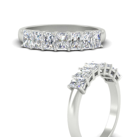 1-carat-radiant-cut-seven-stone-diamond-wedding-band-in-white-gold-FD8008RABANGLE3-1.00CT-NL-WG