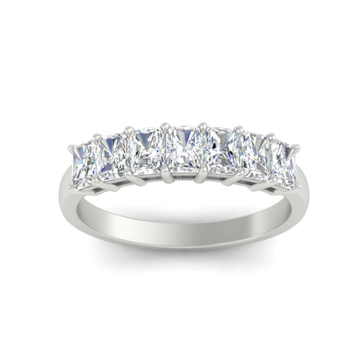 1-carat-radiant-cut-seven-stone-diamond-wedding-band-in-white-gold-FD8008RABANGLE5-1.00CT-NL-WG