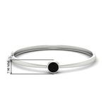 Load image into Gallery viewer, Simple Solitaire Bangle Bracelet