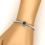 Load image into Gallery viewer, Simple Solitaire Bangle Bracelet