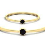 Load image into Gallery viewer, Simple Solitaire Bangle Bracelet