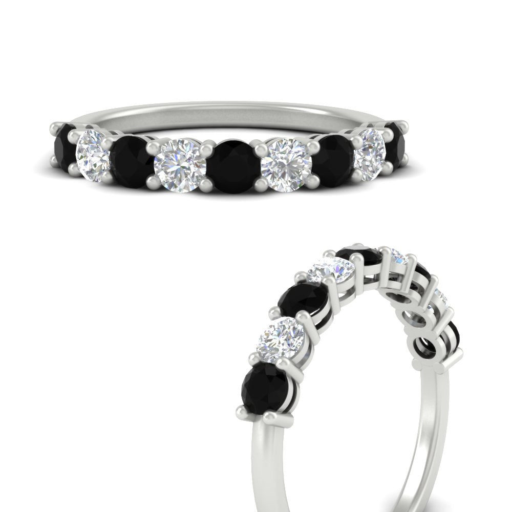 1-carat-round-cut-9-stone-black-diamond-wedding-band-in-white-gold-FD80089BGBLACKANGLE3-1.00CT-NL-WG