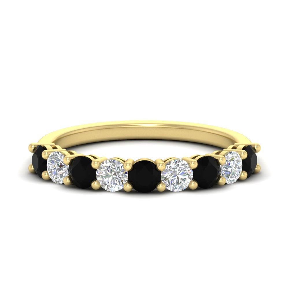 1-carat-round-cut-9-stone-black-diamond-wedding-band-in-yellow-gold-FD80089BGBLACK-1.00CT-NL-YG
