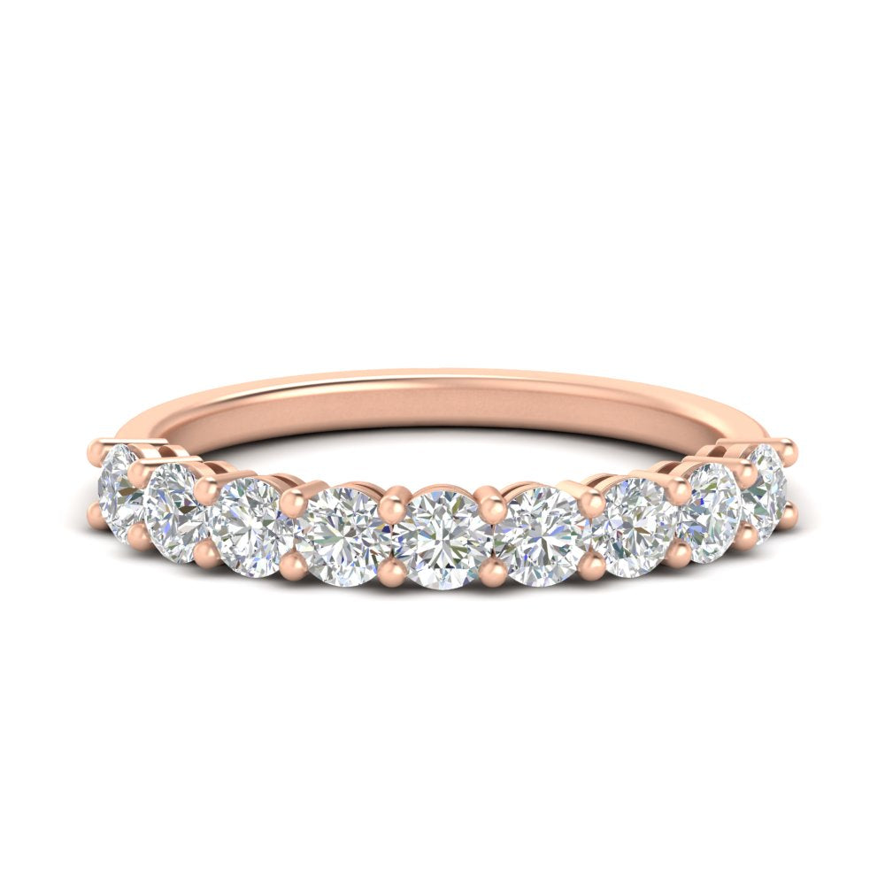 1-carat-round-cut-9-stone-diamond-wedding-band-in-rose-gold-FD80089B-1.00CT-NL-RG