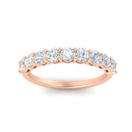 Load image into Gallery viewer, 1-carat-round-cut-9-stone-diamond-wedding-band-in-rose-gold-FD80089BANGLE5-1.00CT-NL-RG
