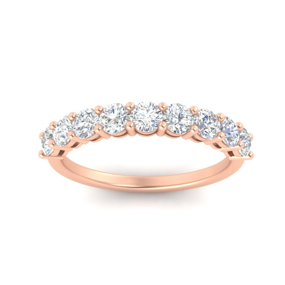 1-carat-round-cut-9-stone-diamond-wedding-band-in-rose-gold-FD80089BANGLE5-1.00CT-NL-RG