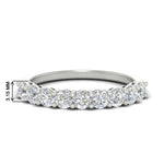 Load image into Gallery viewer, 1-carat-round-cut-9-stone-diamond-wedding-band-in-white-gold-FD80089B-1.00CT-NL-WG-HW
