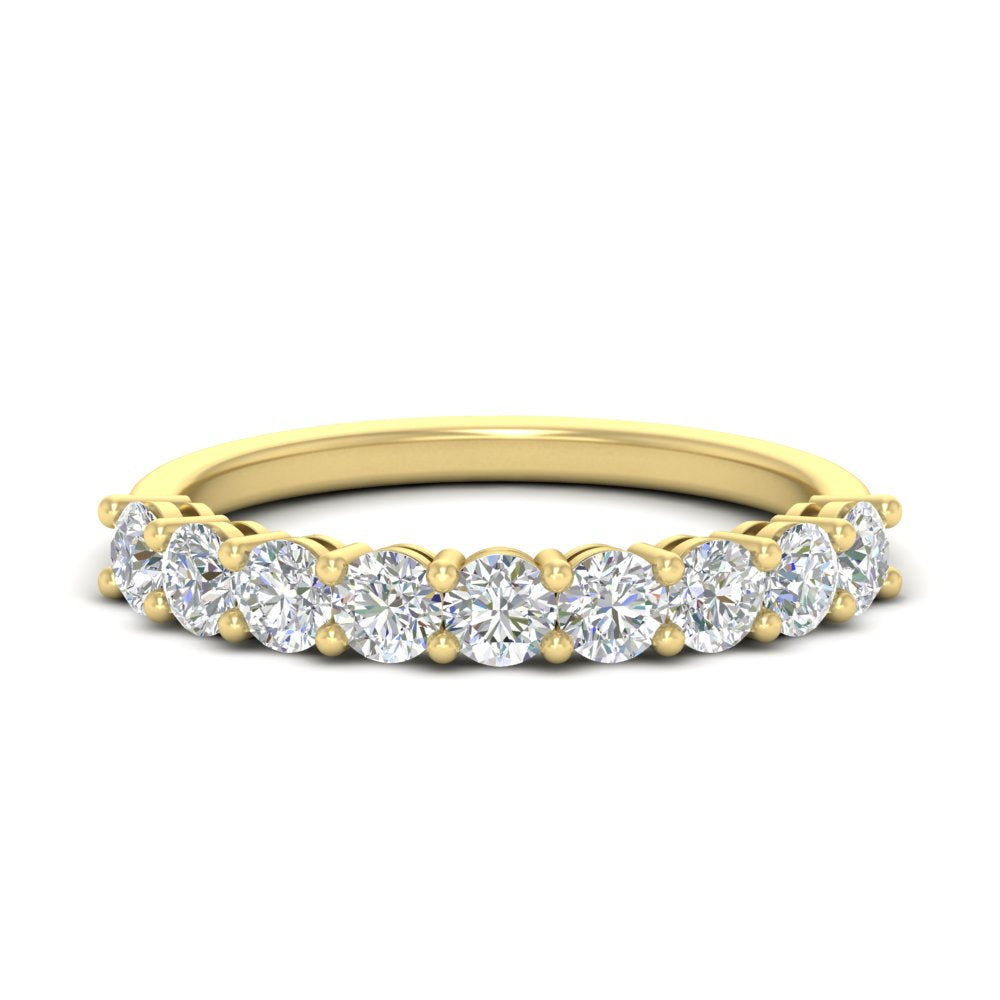 1-carat-round-cut-9-stone-diamond-wedding-band-in-yellow-gold-FD80089B-1.00CT-NL-YG