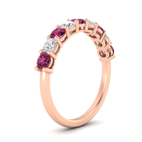 1-carat-round-cut-9-stone-pink-sapphire-wedding-band-in-rose-gold-FD80089BGSADRPIANGLE2-1.00CT-NL-RG