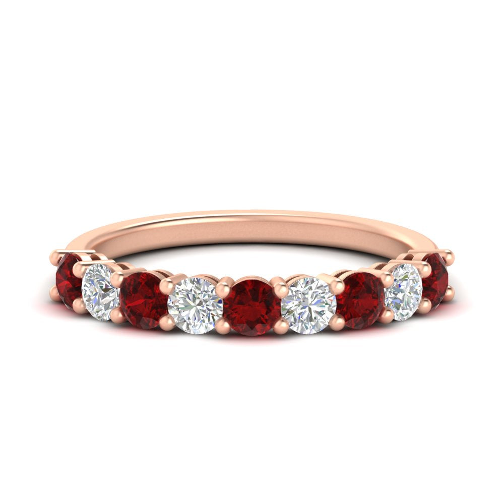 1-carat-round-cut-9-stone-ruby-wedding-band-in-rose-gold-FD80089BGRUDR-1.00CT-NL-RG