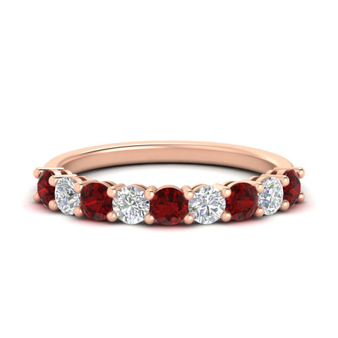 1-carat-round-cut-9-stone-ruby-wedding-band-in-rose-gold-FD80089BGRUDR-1.00CT-NL-RG