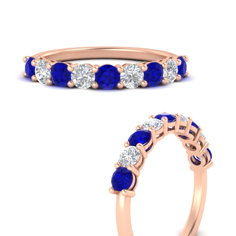 1-carat-round-cut-9-stone-sapphire-wedding-band-in-rose-gold-FD80089BGSABLANGLE3-1.00CT-NL-RG