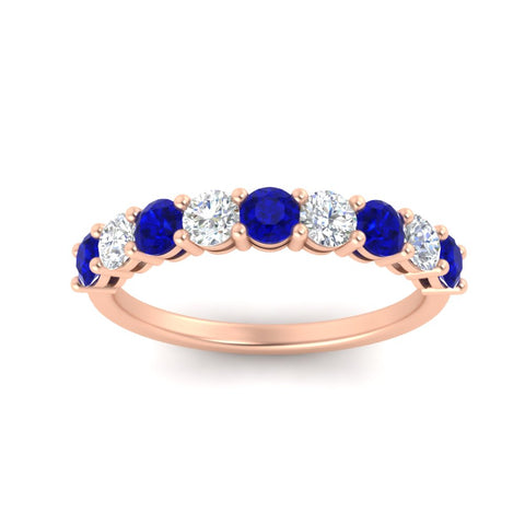 1-carat-round-cut-9-stone-sapphire-wedding-band-in-rose-gold-FD80089BGSABLANGLE5-1.00CT-NL-RG