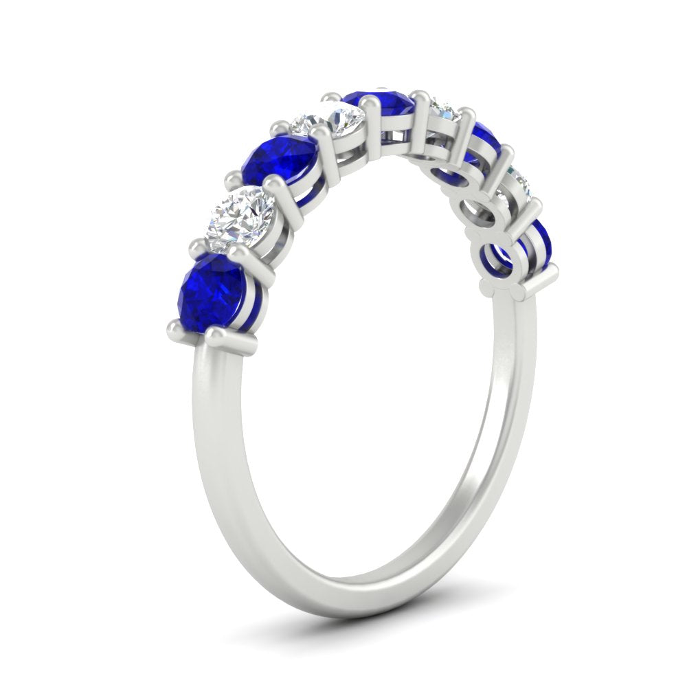 1-carat-round-cut-9-stone-sapphire-wedding-band-in-white-gold-FD80089BGSABLANGLE2-1.00CT-NL-WG