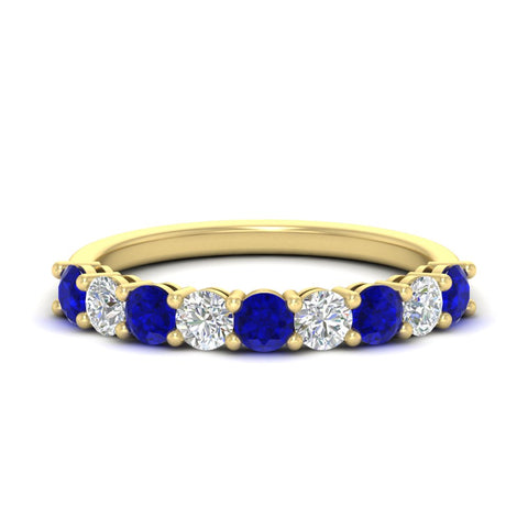 1-carat-round-cut-9-stone-sapphire-wedding-band-in-yellow-gold-FD80089BGSABL-1.00CT-NL-YG