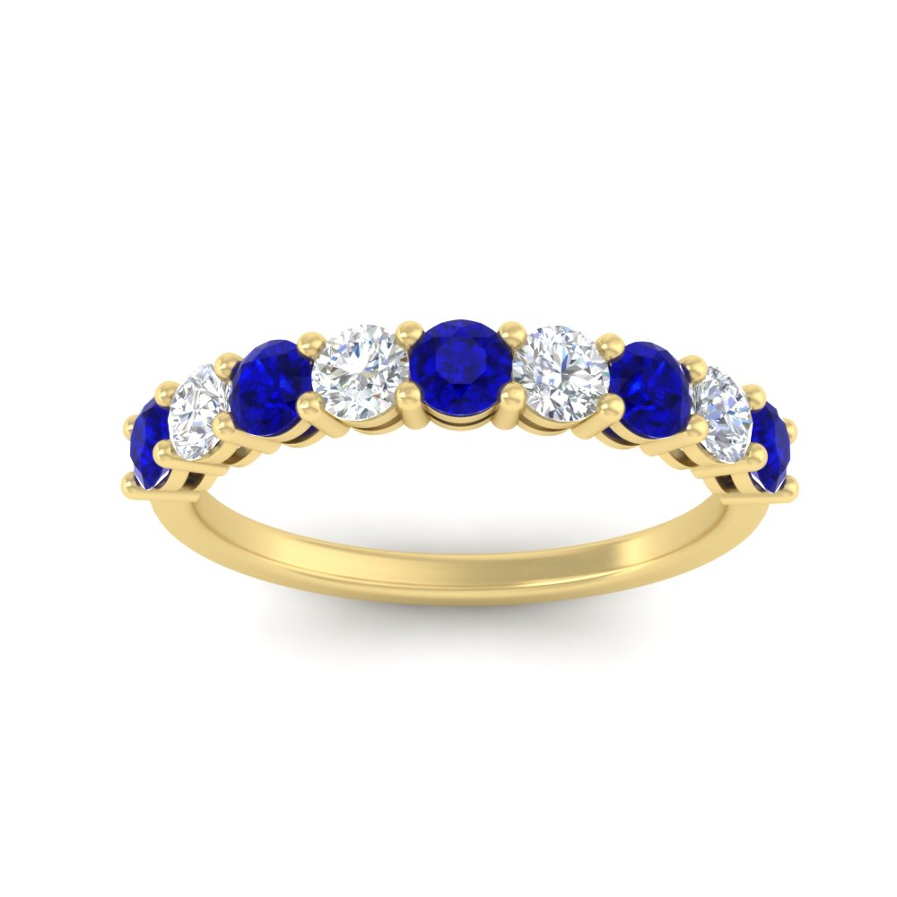 1-carat-round-cut-9-stone-sapphire-wedding-band-in-yellow-gold-FD80089BGSABLANGLE5-1.00CT-NL-YG