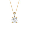 Load image into Gallery viewer, 1-carat-round-cut-diamond-filigree-pendant-in-FDPD86802RO1.0CTANGLE2-NL-YG