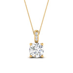 Load image into Gallery viewer, 1-carat-round-cut-diamond-filigree-pendant-in-FDPD86802RO1.0CTANGLE2-NL-YG
