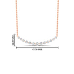 Load image into Gallery viewer, 1-carat-round-cut-graduated-diamond-necklace-in-FDNK8056ANGLE1-1.00CT-NL-RG