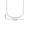 Load image into Gallery viewer, 1-carat-round-graduated-diamond-necklace-in-FD-NK8056-NL-WG-Model