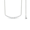 Load image into Gallery viewer, 1-carat-round-graduated-diamond-necklace-in-FD-NK8056-NL-WG-Model