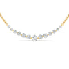 Load image into Gallery viewer, 1-carat-round-cut-graduated-diamond-necklace-in-FDNK8056ANGLE1-1.00CT-NL-YG