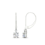 Load image into Gallery viewer, 1-carat-round-diamond-dangle-lever-back-earring-in-white-gold-FDEAR11242-1.00CT-NL-WG.jpg