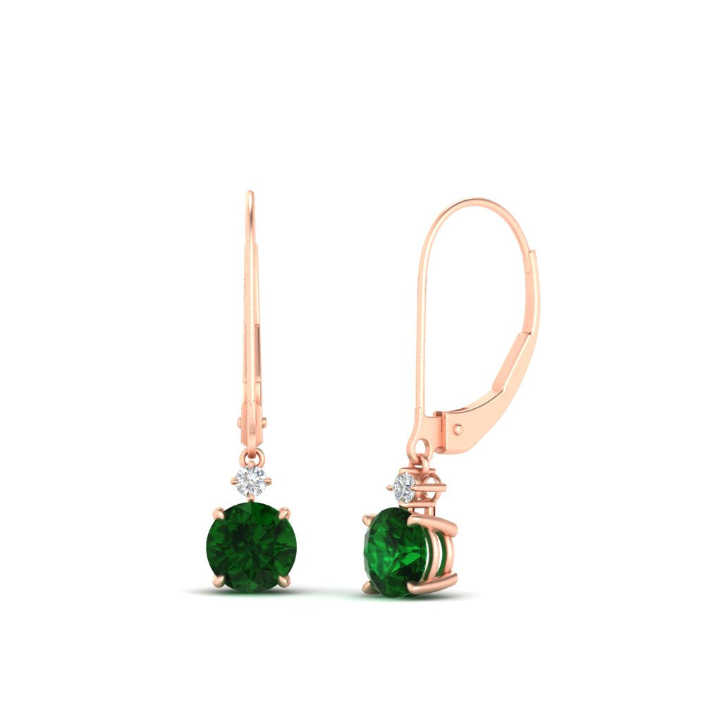 1-carat-round-diamond-dangle-lever-back-earring-with-emerald-in-rose-gold-FDEAR11242GEMGR-1.00CT-NL-RG.jpg