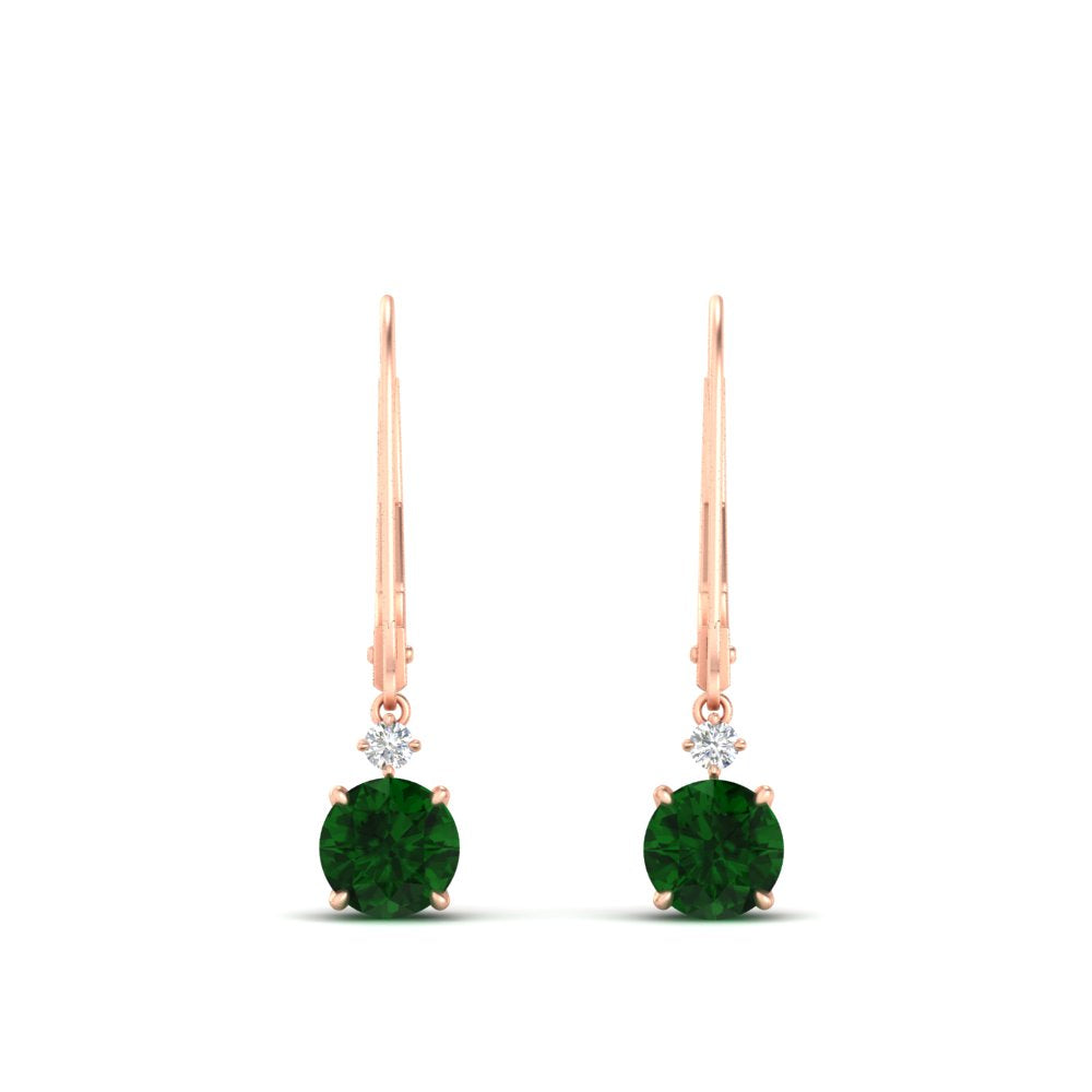 1-carat-round-diamond-dangle-lever-back-earring-with-emerald-in-rose-gold-FDEAR11242GEMGR-1.00CT-NL-RG.jpg