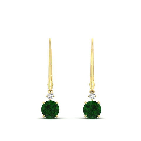 1-carat-round-diamond-dangle-lever-back-earring-with-emerald-in-yellow-gold-FDEAR11242GEMGR-1.00CT-NL-YG.jpg