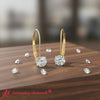 Load image into Gallery viewer, 1-carat-round-diamond-lever-back-earrings-in-yellow-gold-fdear9225ro-1-ct-fancy