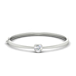 Load image into Gallery viewer, Simple Solitaire Bangle Bracelet