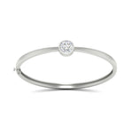 Load image into Gallery viewer, Simple Solitaire Bangle Bracelet