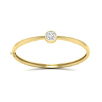 Load image into Gallery viewer, Simple Solitaire Bangle Bracelet