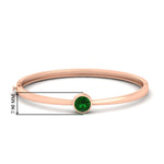 Load image into Gallery viewer, Simple Solitaire Bangle Bracelet