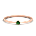 Load image into Gallery viewer, Simple Solitaire Bangle Bracelet