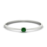 Load image into Gallery viewer, Simple Solitaire Bangle Bracelet