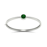 Load image into Gallery viewer, Simple Solitaire Bangle Bracelet