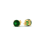 Load image into Gallery viewer, 1-carat-round-emerald-stud-earring-for-women-in-yellow-gold-fdear10411rogemgrangle4-1.00ct-nl-yg_9fe8a73f-a9fa-4011-bcbe-8db73c270231.jpg?v=1765339407
