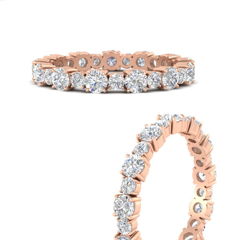 1 Carat Round Graduated Diamond Eternity Band