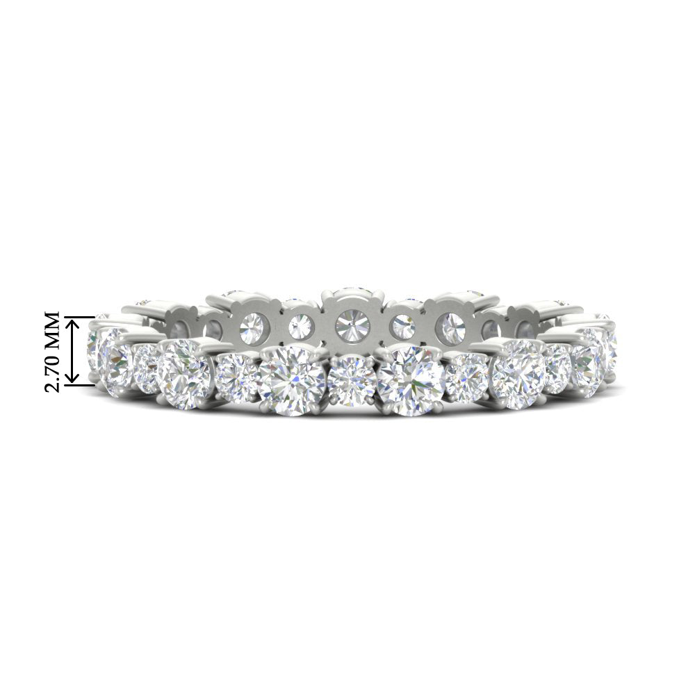 1 Carat Round Graduated Diamond Eternity Band