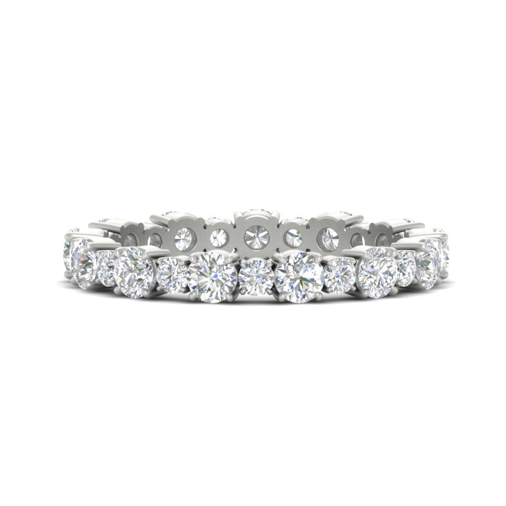 1 Carat Round Graduated Diamond Eternity Band