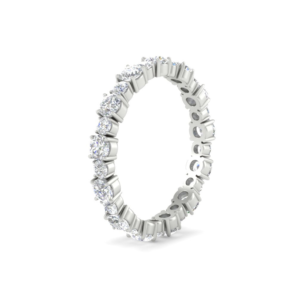 1 Carat Round Graduated Diamond Eternity Band