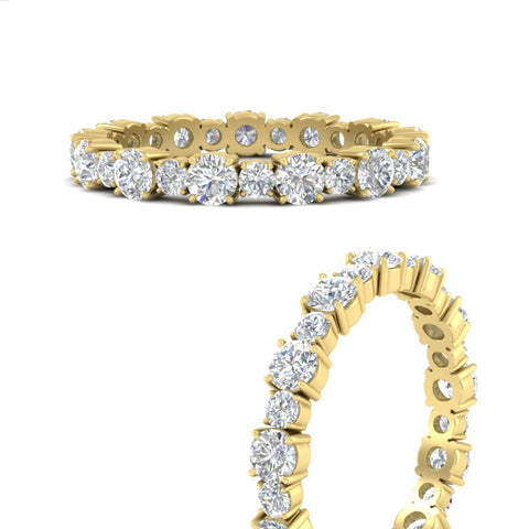 1 Carat Round Graduated Diamond Eternity Band