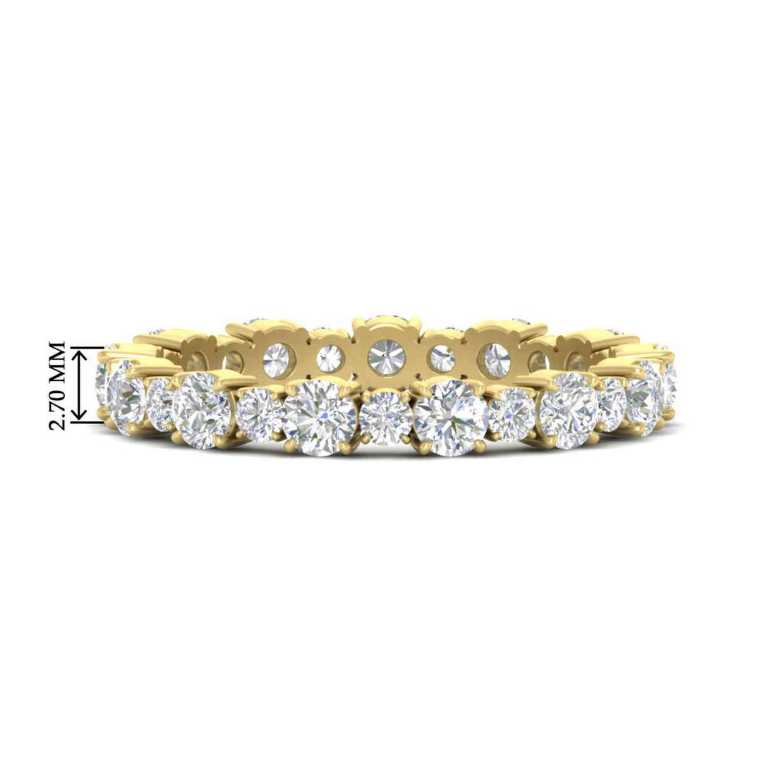 1 Carat Round Graduated Diamond Eternity Band