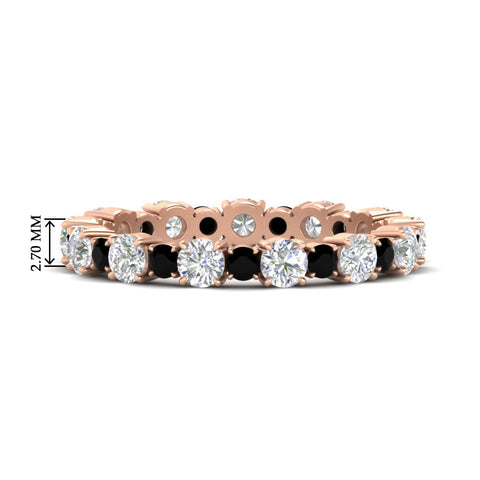 1 Carat Round Graduated Diamond Eternity Band