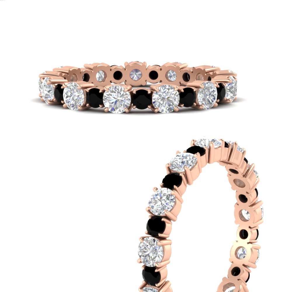 1 Carat Round Graduated Diamond Eternity Band