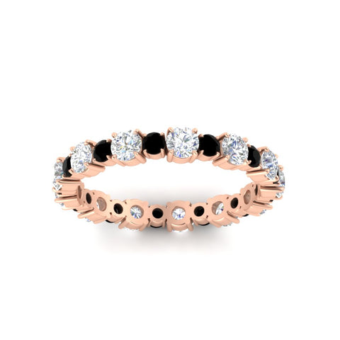 1 Carat Round Graduated Diamond Eternity Band
