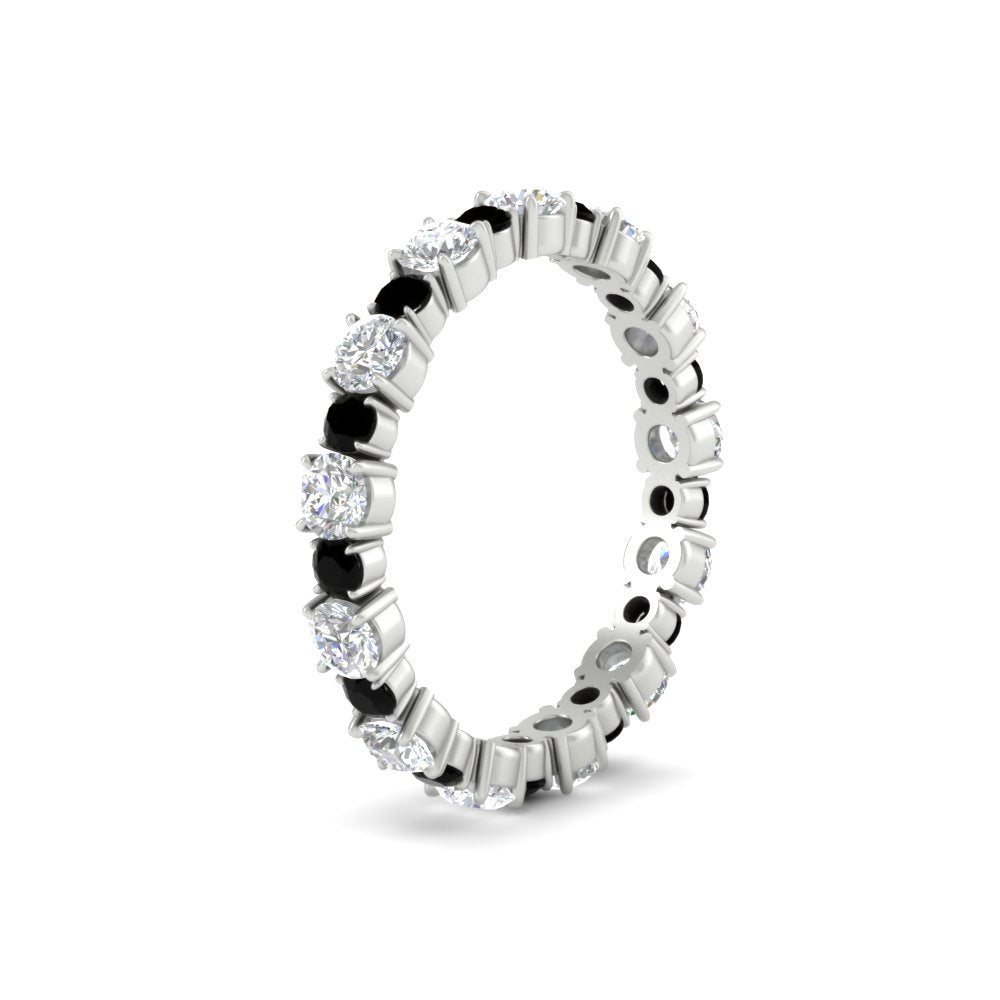 1 Carat Round Graduated Diamond Eternity Band